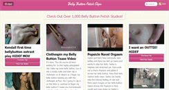 Desktop Screenshot of belly-buttonfetish.com