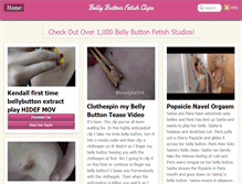 Tablet Screenshot of belly-buttonfetish.com